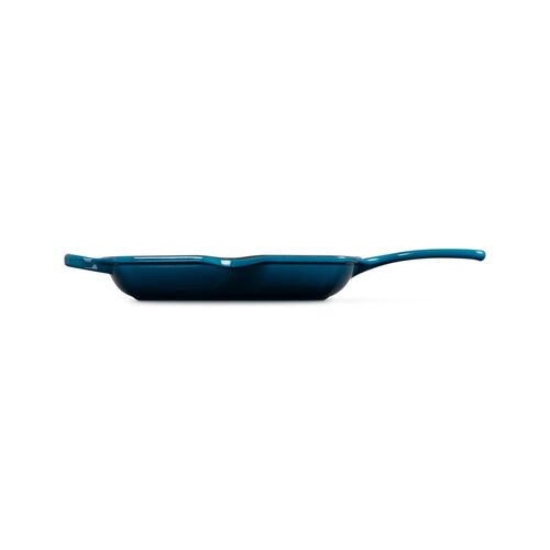 Le Creuset vierkante gietijzeren Grillit® - 26 cm - deep teal
