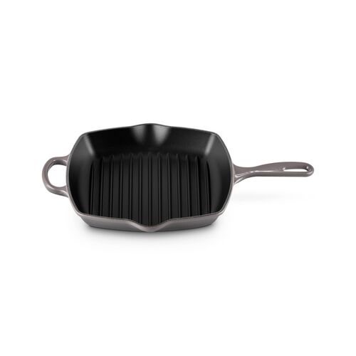 Le Creuset vierkante gietijzeren Grillit® - 26 cm - flint