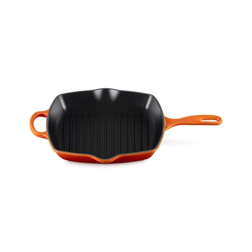 Le Creuset vierkante gietijzeren Grillit® - 26 cm - oranjerood