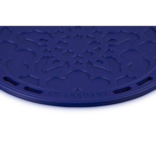 Le Creuset siliconen onderzetter - azure