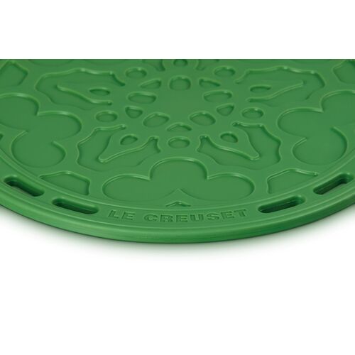 Le Creuset siliconen onderzetter - bamboo