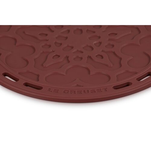 Le Creuset siliconen onderzetter - garnet