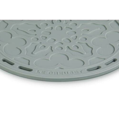 Le Creuset siliconen onderzetter - sea salt