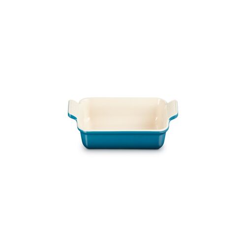 Le Creuset aardewerken rechthoekige ovenschaal - 19 cm / 1.1 liter - deep teal