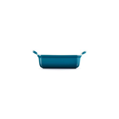 Le Creuset aardewerken rechthoekige ovenschaal - 19 cm / 1.1 liter - deep teal