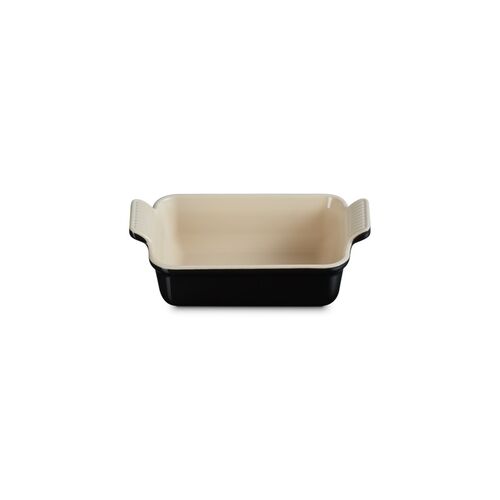 Le Creuset aardewerken rechthoekige ovenschaal - 19 cm / 1.1 liter - ebbenzwart