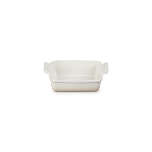 Le Creuset aardewerken rechthoekige ovenschaal - 19 cm / 1.1 liter - meringue