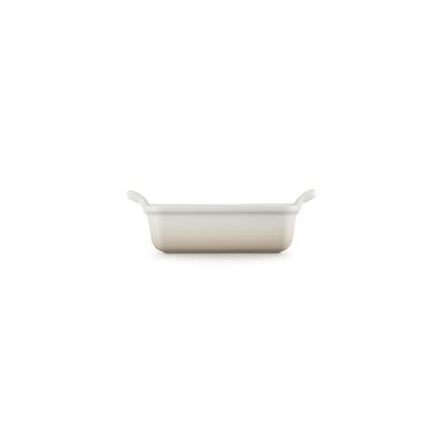 Le Creuset aardewerken rechthoekige ovenschaal - 19 cm / 1.1 liter - meringue