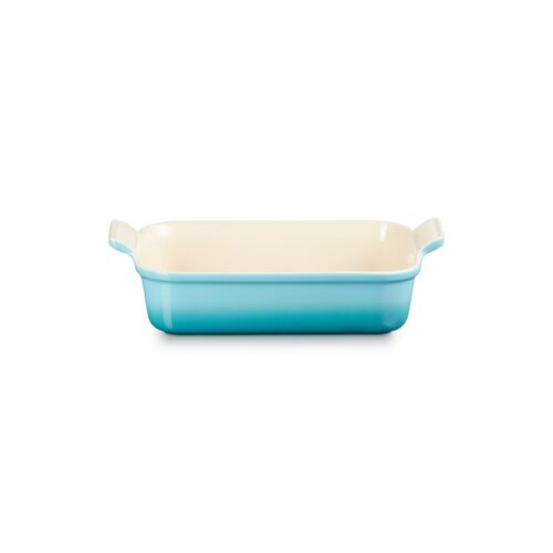 Le Creuset aardewerken rechthoekige ovenschaal - 26 cm / 2.3 liter - caribbean blue