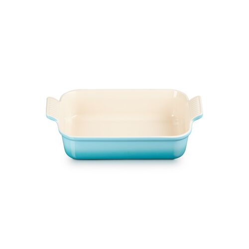 Le Creuset aardewerken rechthoekige ovenschaal - 26 cm / 2.3 liter - caribbean blue
