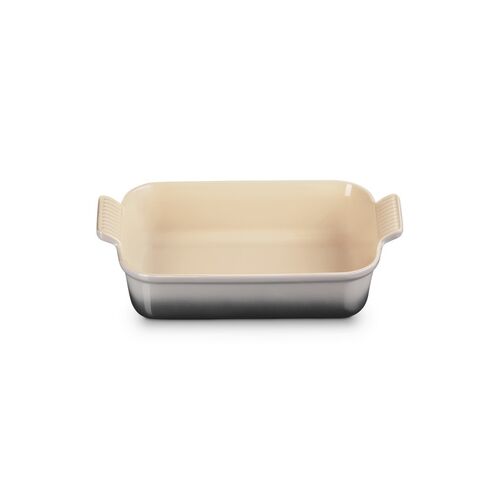 Le Creuset aardewerken rechthoekige ovenschaal - 26 cm / 2.3 liter - flint
