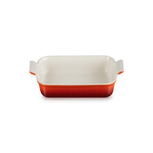 Le Creuset aardewerken rechthoekige ovenschaal - 26 cm / 2.3 liter - kersenrood