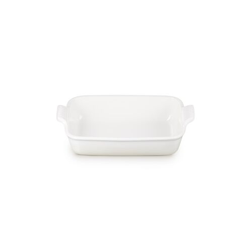 Le Creuset aardewerken rechthoekige ovenschaal - 26 cm / 2.3 liter - meringue