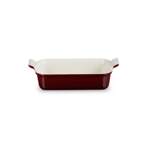 Le Creuset aardewerken rechthoekige ovenschaal - 26 cm / 2.3 liter - garnet