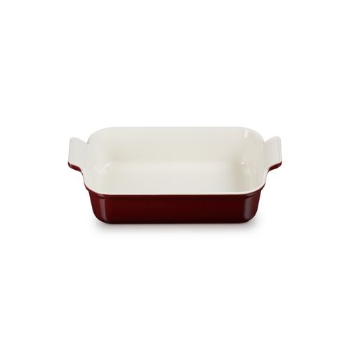 Le Creuset aardewerken rechthoekige ovenschaal - 26 cm / 2.3 liter - garnet