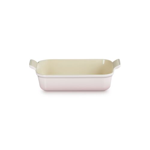 Le Creuset aardewerken rechthoekige ovenschaal - 26 cm / 2.3 liter - shell pink