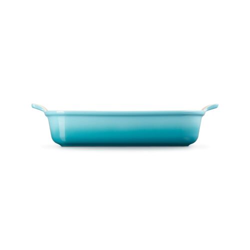 Le Creuset aardewerken rechthoekige ovenschaal - 32 cm / 3.8 liter - caribbean blue