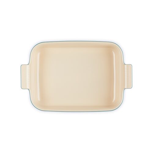 Le Creuset aardewerken rechthoekige ovenschaal - 32 cm / 3.8 liter - deep teal