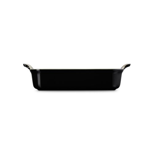 Le Creuset aardewerken rechthoekige ovenschaal - 32 cm / 3.8 liter - ebbenzwart