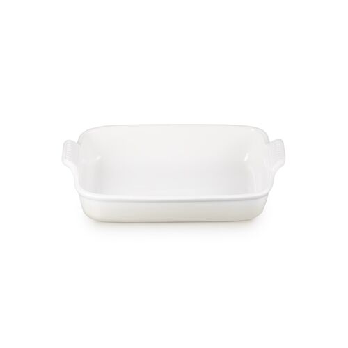 Le Creuset aardewerken rechthoekige ovenschaal - 32 cm / 3.8 liter - meringue