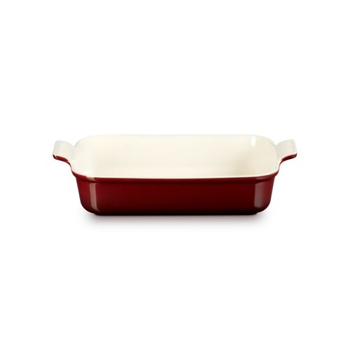 Le Creuset aardewerken rechthoekige ovenschaal - 32 cm / 3.8 liter - garnet