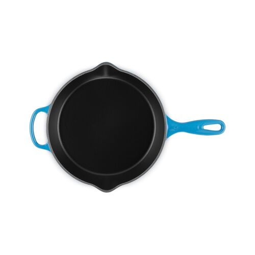 Le Creuset gietijzeren hoge skillet - 26 cm / 2 liter - azure