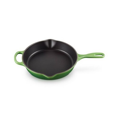 Le Creuset gietijzeren hoge skillet - 26 cm / 2 liter - bamboo