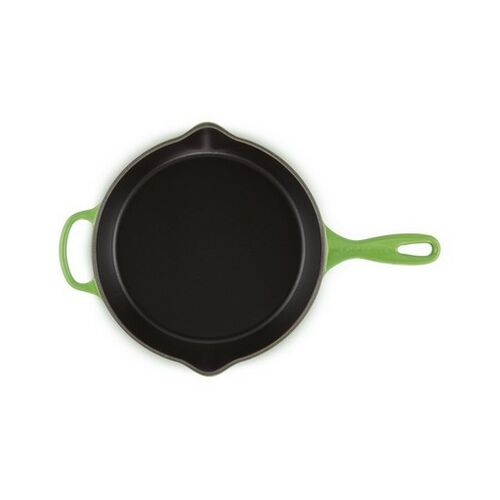 Le Creuset gietijzeren hoge skillet - 26 cm / 2 liter - bamboo