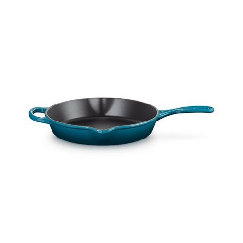 Le Creuset gietijzeren hoge skillet - 26 cm / 2 liter - deep teal