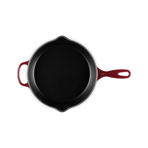Le Creuset gietijzeren hoge skillet - 26 cm / 2 liter - garnet