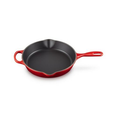 Le Creuset gietijzeren hoge skillet - 26 cm / 2 liter - kersenrood