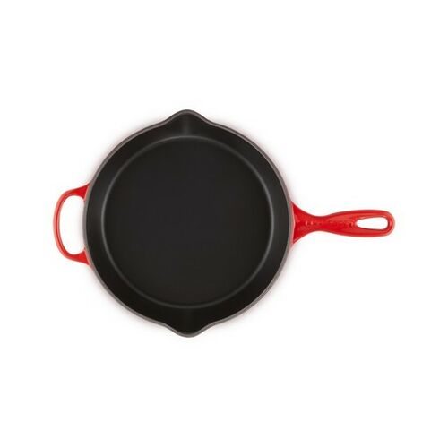 Le Creuset gietijzeren hoge skillet - 26 cm / 2 liter - kersenrood