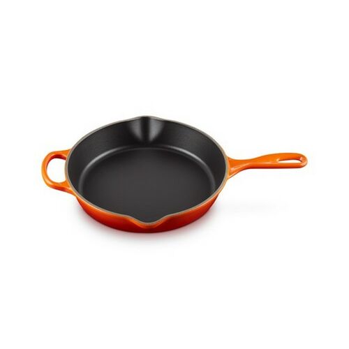 Le Creuset gietijzeren hoge skillet - 26 cm / 2 liter - oranjerood