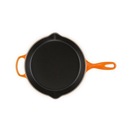 Le Creuset gietijzeren hoge skillet - 26 cm / 2 liter - oranjerood