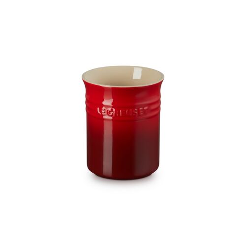 Le Creuset aardewerken spatelpot - kersenrood