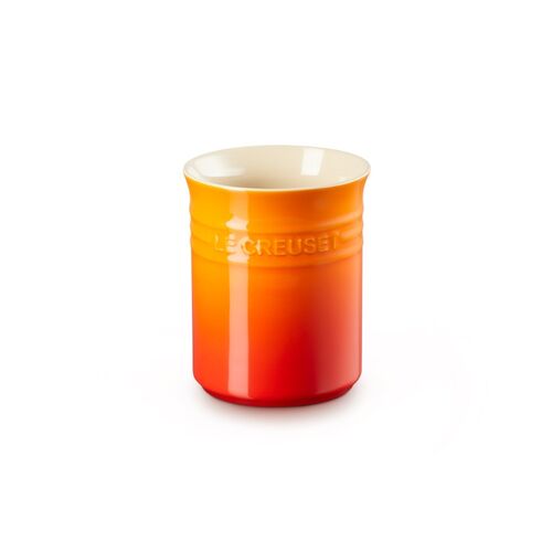 Le Creuset aardewerken spatelpot - oranjerood
