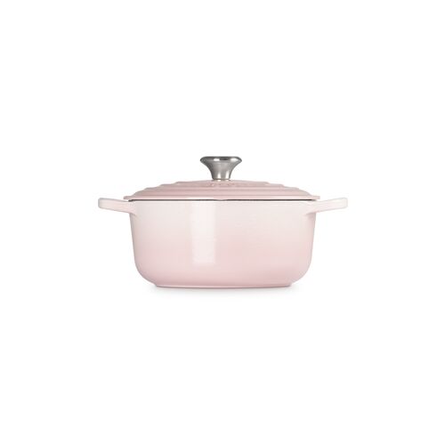 Le Creuset gietijzeren ronde braadpan 20 cm / 2.4 liter - shell pink