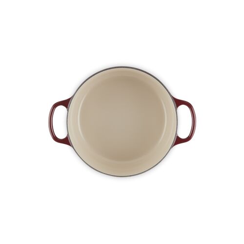 Le Creuset gietijzeren ronde braadpan 22 cm / 3.3 liter - garnet