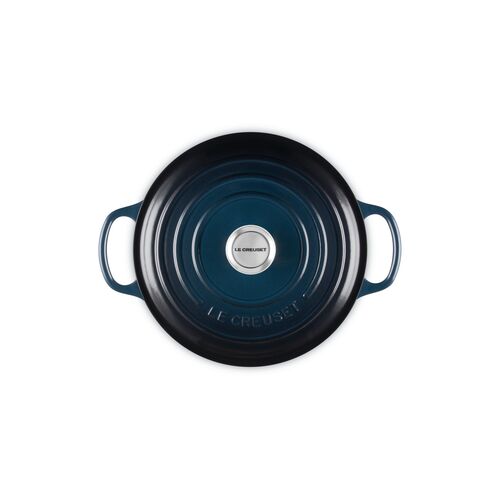 Le Creuset gietijzeren ronde braadpan 22 cm / 3.3 liter - nuit