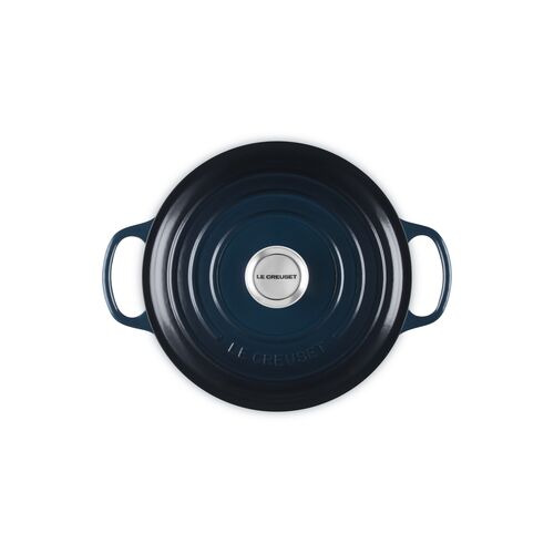 Le Creuset gietijzeren ronde braadpan 24 cm / 4.2 liter - nuit