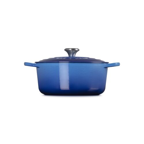 Le Creuset gietijzeren ronde braadpan 26 cm / 5.3 liter - azure