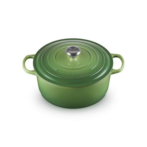 Le Creuset gietijzeren ronde braadpan 28 cm / 6.7 liter - bamboo