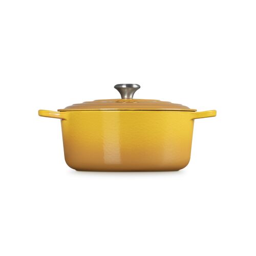Le Creuset gietijzeren ronde braadpan 28 cm / 6.7 liter - nectar
