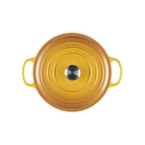 Le Creuset gietijzeren ronde braadpan 28 cm / 6.7 liter - nectar