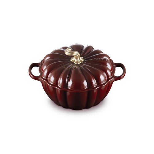 Le Creuset gietijzeren pompoen braad- stoofpan 24cm - garnet