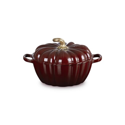 Le Creuset gietijzeren pompoen braad- stoofpan 24cm - garnet
