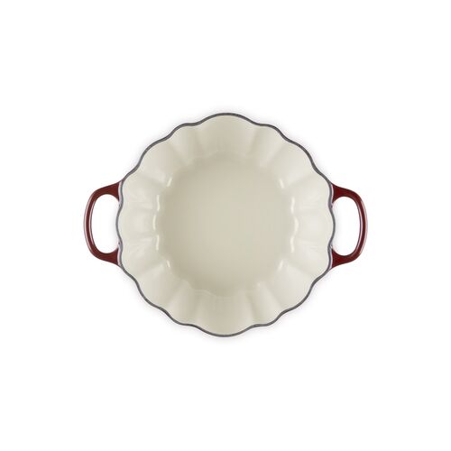 Le Creuset gietijzeren pompoen braad- stoofpan 24cm - garnet