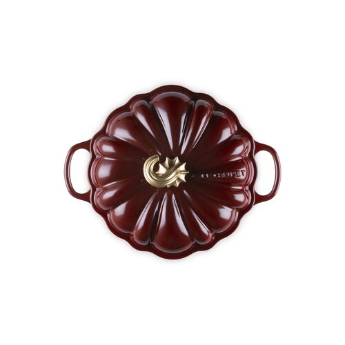 Le Creuset gietijzeren pompoen braad- stoofpan 24cm - garnet