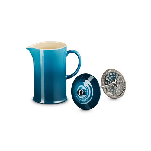 Le Creuset aardewerken cafetière - deep teal