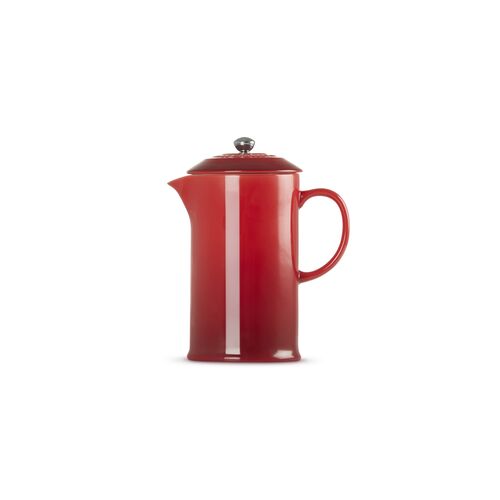 Le Creuset aardewerken cafetière - kersenrood